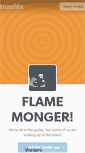 Mobile Screenshot of flamemonger.tumblr.com