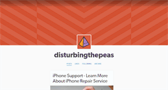 Desktop Screenshot of disturbingthepeas.tumblr.com