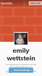 Mobile Screenshot of emilywettstein.tumblr.com