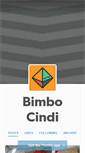 Mobile Screenshot of bimbocindi.tumblr.com