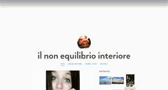 Desktop Screenshot of ilnonequilibriointeriore.tumblr.com