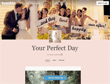 Tablet Screenshot of allaboutweddings.tumblr.com