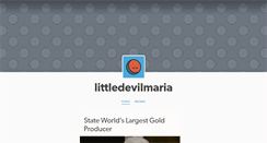 Desktop Screenshot of littledevilmaria.tumblr.com