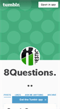 Mobile Screenshot of 8questions.tumblr.com