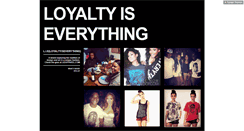 Desktop Screenshot of lie-loyaltyiseverything.tumblr.com