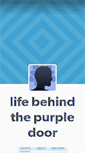 Mobile Screenshot of lifebehindthepurpledoor.tumblr.com