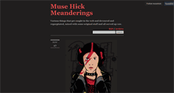 Desktop Screenshot of musehick.tumblr.com