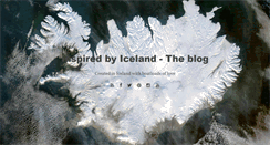 Desktop Screenshot of inspiredbyiceland.tumblr.com