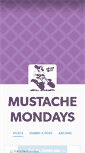 Mobile Screenshot of mustachemondays.tumblr.com