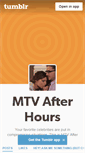 Mobile Screenshot of mtvafterhours.tumblr.com