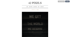 Desktop Screenshot of 42pixels.tumblr.com