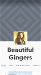 Mobile Screenshot of beautifulgingers.tumblr.com