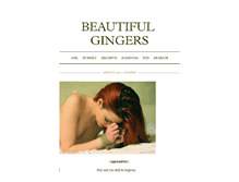 Tablet Screenshot of beautifulgingers.tumblr.com