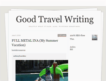 Tablet Screenshot of goodtravelwriting.tumblr.com