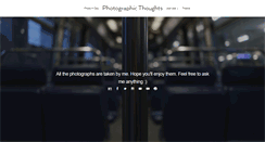 Desktop Screenshot of photographic-thoughts.tumblr.com