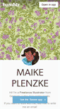 Mobile Screenshot of maikeplenzke.tumblr.com