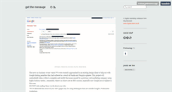 Desktop Screenshot of getthemessage.tumblr.com