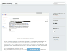 Tablet Screenshot of getthemessage.tumblr.com