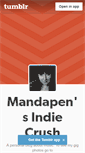 Mobile Screenshot of mandapensindiecrush.tumblr.com