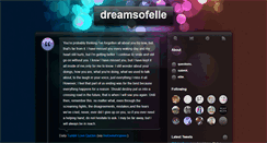 Desktop Screenshot of dreamsofelle.tumblr.com