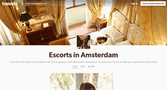 Desktop Screenshot of amsterdamescorts.tumblr.com