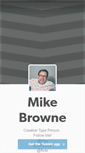 Mobile Screenshot of mikebrowne.tumblr.com