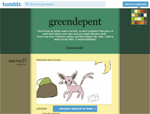 Tablet Screenshot of greendepent.tumblr.com