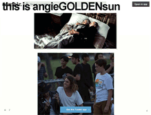 Tablet Screenshot of angiegoldensun.tumblr.com