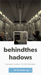 Mobile Screenshot of behindtheshadows.tumblr.com