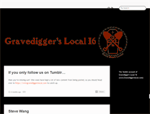 Tablet Screenshot of gravediggerslocal.tumblr.com