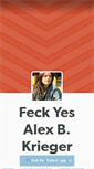 Mobile Screenshot of feckyesalexbkrieger.tumblr.com