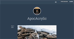 Desktop Screenshot of apocacrylic.tumblr.com