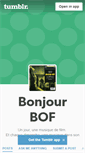 Mobile Screenshot of bonjourbof.tumblr.com