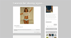 Desktop Screenshot of iwannabeskinnyagain.tumblr.com