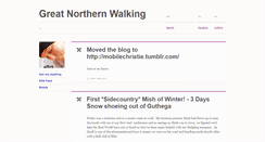 Desktop Screenshot of greatnorthernwalking.tumblr.com