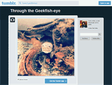 Tablet Screenshot of geekfisheye.tumblr.com