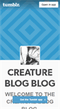 Mobile Screenshot of creatureblogblog.tumblr.com