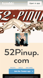 Mobile Screenshot of 52pinup.tumblr.com