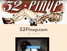 Tablet Screenshot of 52pinup.tumblr.com