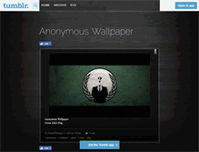 Tablet Screenshot of anonymouswallpaper.tumblr.com