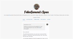 Desktop Screenshot of fallensamurai.tumblr.com