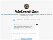 Tablet Screenshot of fallensamurai.tumblr.com