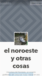 Mobile Screenshot of elnoroesteyotrascosas.tumblr.com