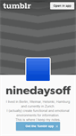Mobile Screenshot of ninedaysoff.tumblr.com