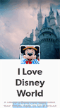 Mobile Screenshot of ilovedisneyworld12.tumblr.com