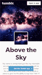 Mobile Screenshot of abovethesky.tumblr.com