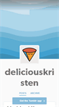 Mobile Screenshot of deliciouskristen.tumblr.com