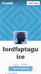 Mobile Screenshot of lordfaptaguise.tumblr.com