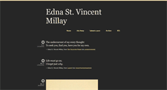 Desktop Screenshot of ednastvincentmillay.tumblr.com