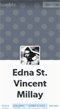 Mobile Screenshot of ednastvincentmillay.tumblr.com